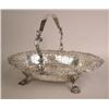 Image 1 : AN ENGLISH STERLING SILVER HANDLED OVAL CAKE BASKET