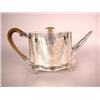 Image 1 : AN ENGLISH GEORGIAN SILVER TEAPOT WITH ASSOCIATED STAND