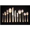 Image 1 : A JS CO. STERLING SILVER FLATWARE SERVICE