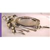 Image 1 : A SELECTION OF SILVER PLATED SERVING PIECES