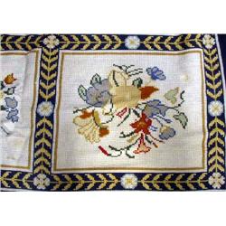 A STARK HAND-MADE NEEDLEPOINT CARPET