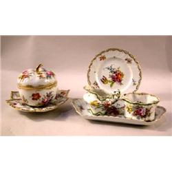 A GROUP OF DRESDEN CAKE PLATES