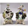 Image 1 : A PAIR OF CHELSEA PORCELAIN FIGURAL GROUPS
