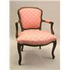 Image 1 : A LOUIS XV STYLE WALNUT FAUTEUIL