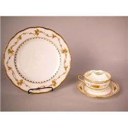 A SET OF ELEVEN TIFFANY SALAD PLATES