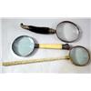 Image 1 : THREE BONE AND ANTLER DECORATED MAGNIFYING
