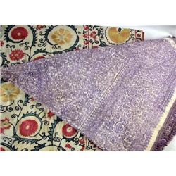 TWO NEEDLEWORK TAPESTRIES