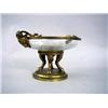 Image 1 : A BRONZE RAM'S HEAD FOOTED COMPOTE