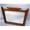 Image 1 : A FAUX BAMBOO PINE AND MAPLE MIRROR