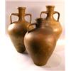 Image 1 : A GROUP OF FIVE EARTHENWARE WATER JUGS AND VASE. Largest 20"h
