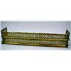 Image 1 : A REGENCY PIERCED BRASS FIRE FENDER