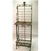 Image 1 : AN BRASS AND STEEL BAKER'S RACK