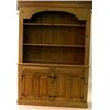 Image 1 : A GEORGIAN STYLE PICKLED PINE BOOKCASE 7'6" X 6'w