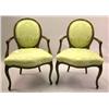 Image 1 : A PAIR OF GEORGE III STYLE FRUITWOOD ARMCHAIRS