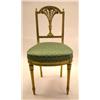 Image 1 : A LOUIS XVI STYLE CARVED GILTWOOD CHAISE