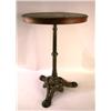 Image 1 : A CAST-IRON CIRCULAR ICE CREAM PARLOR TABLE