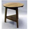 Image 1 : AN ENGLISH PINE CIRCULAR CRICKET TABLE