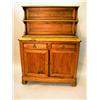 Image 1 : A FRENCH PROVINCIAL FRUITWOOD TWO PIECE HUTCH CABINET