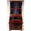 Image 1 : A GEORGE III MAHOGANY BUREAU BOOKCASE