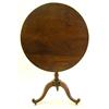 Image 1 : A GEORGIAN MAHOGANY TILT-TOP TEA TABLE