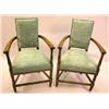 Image 1 : A PAIR OF LOUIS XVI STYLE BEECHWOOD FAUTEUILS