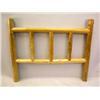 Image 1 : A PINE LOG BEDSTEAD