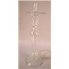 Image 1 : A COLORLESS GLASS CANDLESTAND