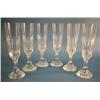 Image 1 : FOURTEEN BACCARAT CHAMPAGNE GLASSES
