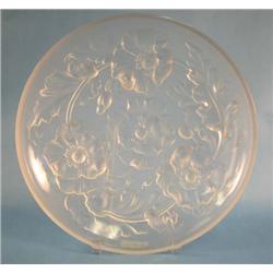 A VERLYS (FRENCH) FROSTED ART GLASS CENTER PIECE BOWL