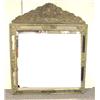 Image 1 : A BAROQUE STYLE BRASS MOUNTED MIRROR