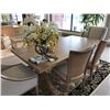 Image 2 : LEXINGTON ASH BIRCH DINING ROOM TABLE SET WITH 2 HOST CHAIRS, 4 SIDE CHAIRS, AND CENTER LEAF, DECOR