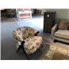 Image 2 : LIVING ROOM SET INCLUDING KUKA CONTEMPORARY SOFA AND LOVE SEAT, GLASS TOP COFFEE TABLE, JEWELLERY
