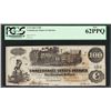 Image 1 : 1862 $100 Confederate States of America Note T-39 PCGS New 62PPQ