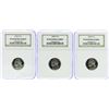Image 1 : Lot of (3) 2000-S Jefferson Nickel Coins NGC PF69 Ultra Cameo