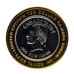 .999 Silver Caesars Palace Lake Tahoe, Nevada $10 Casino Limited Edition Gaming