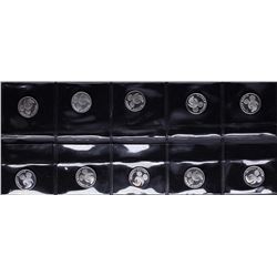 Lot of (10) Disney Mickey Mouse 1/20 oz. .999 Fine Silver Coin Rounds