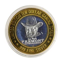.999 Silver Sam Boyd's Fremont Hotel $10 Casino Limited Edition Gaming Token