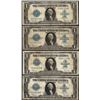 Image 1 : Lot of (4) 1923 $1 Silver Certificate Notes