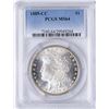 Image 1 : 1885-CC $1 Morgan Silver Dollar Coin PCGS MS64