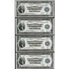 Image 1 : Lot of (4) Consecutive 1918 $1 Federal Reserve Bank Notes Philadelphia