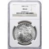 Image 1 : 1880-S $1 Morgan Silver Dollar Coin NGC MS63