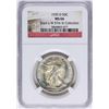 Image 1 : 1939-D Walking Half Dollar Coin NGC MS66