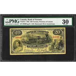 1935 $20 Bank of Toronto, Canada Note PMG Very Fine 30