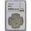 Image 1 : 1923 $1 Peace Silver Dollar Coin NGC MS64