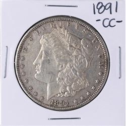1891-CC $1 Morgan Silver Dollar Coin