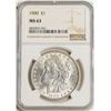 Image 1 : 1900 $1 Morgan Silver Dollar Coin NGC MS63