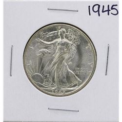 1945 Walking Liberty Half Dollar Coin