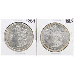Lot of 1884-1885 $1 Morgan Silver Dollar Coins