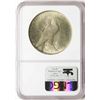 Image 2 : 1924 $1 Peace Silver Dollar Coin NGC MS65