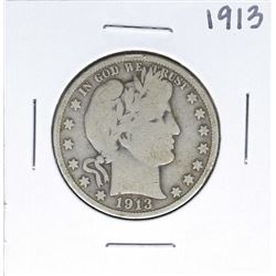 1913 Barber Half Dollar Coin